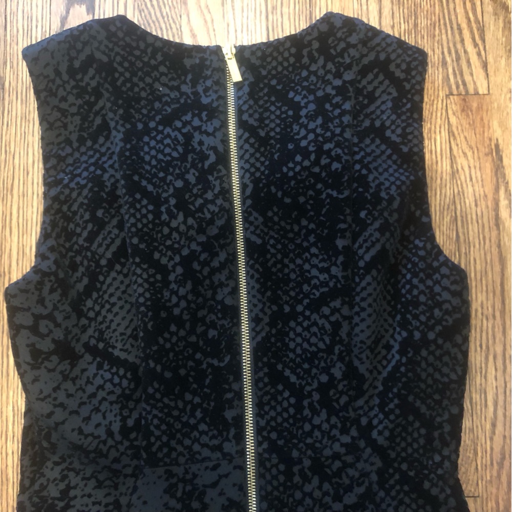 Calvin Klein Snake Skin Velvet Dress - Picture 4 of 5